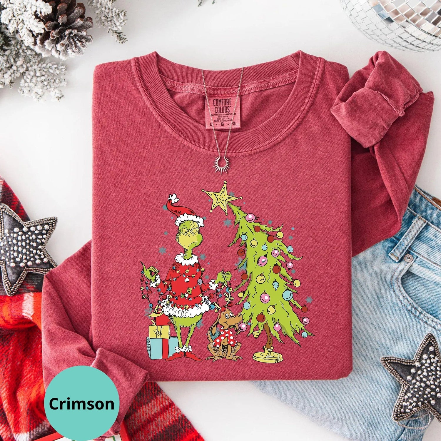 Comfort Colors® Christmas Long Sleeve Shirts