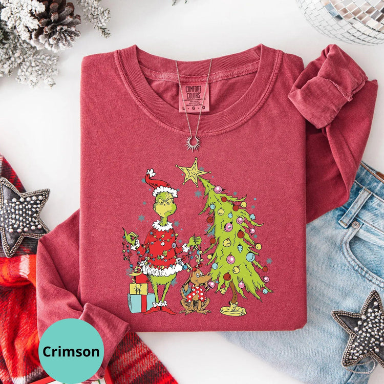 Comfort Colors® Christmas Long Sleeve Shirts