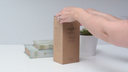 Unboxing hand-painted close to me figurine showing gift box packaging